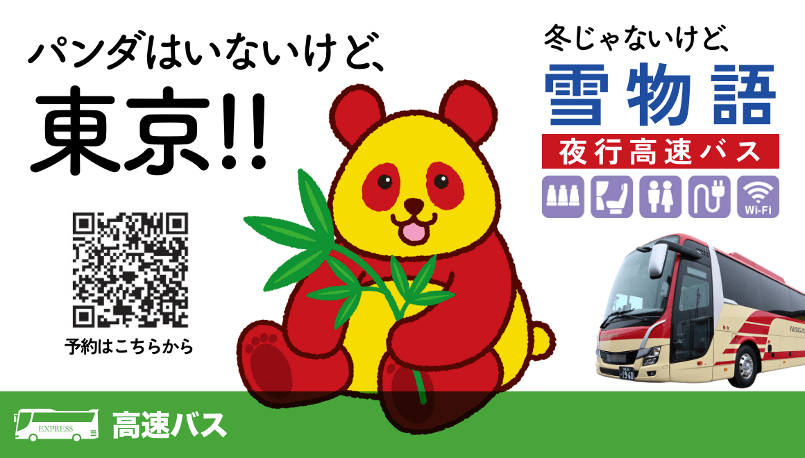 冬じゃないけど雪物 語夜行高速バス